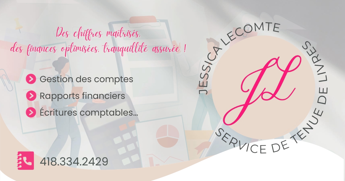 Jessica Lecomte Service de tenue de livres